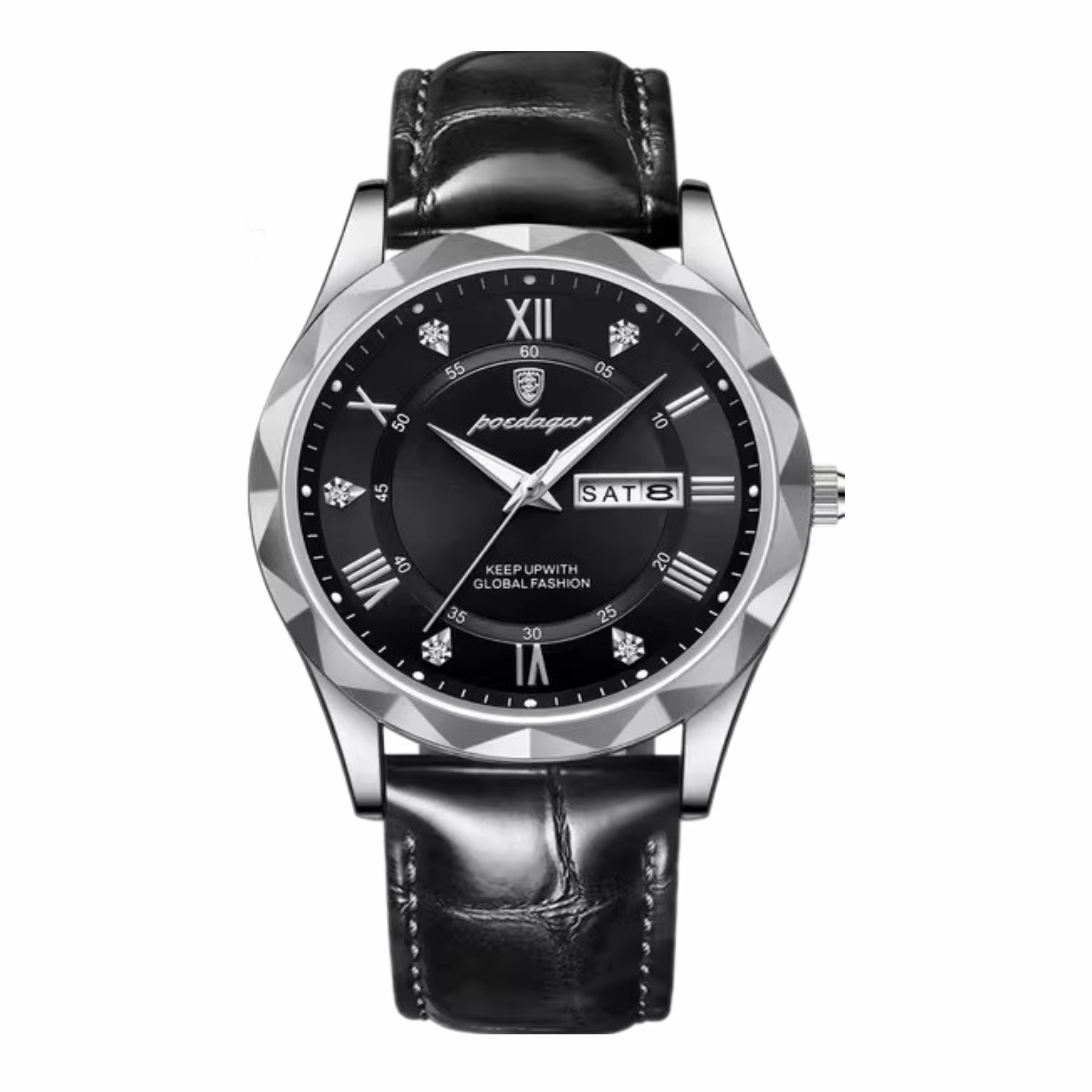 Poedagar RoyalClassic 615 - Couro Preto